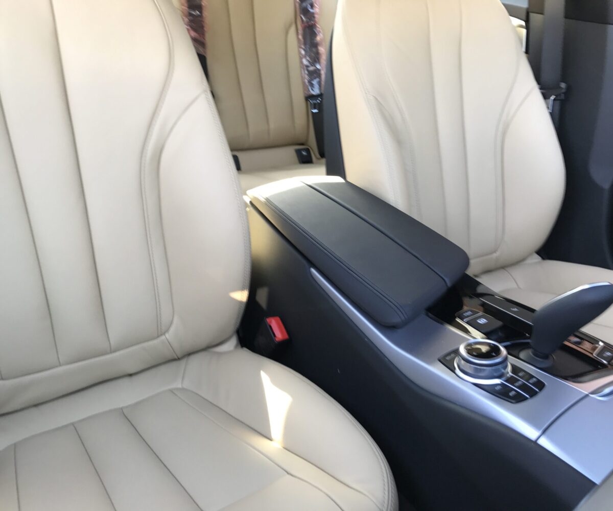 BMW 5 beige læder(2)